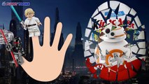 Lego Star wars Daddy Finger Family Song - Cartoon whith Chewbacca, Luke, bb8