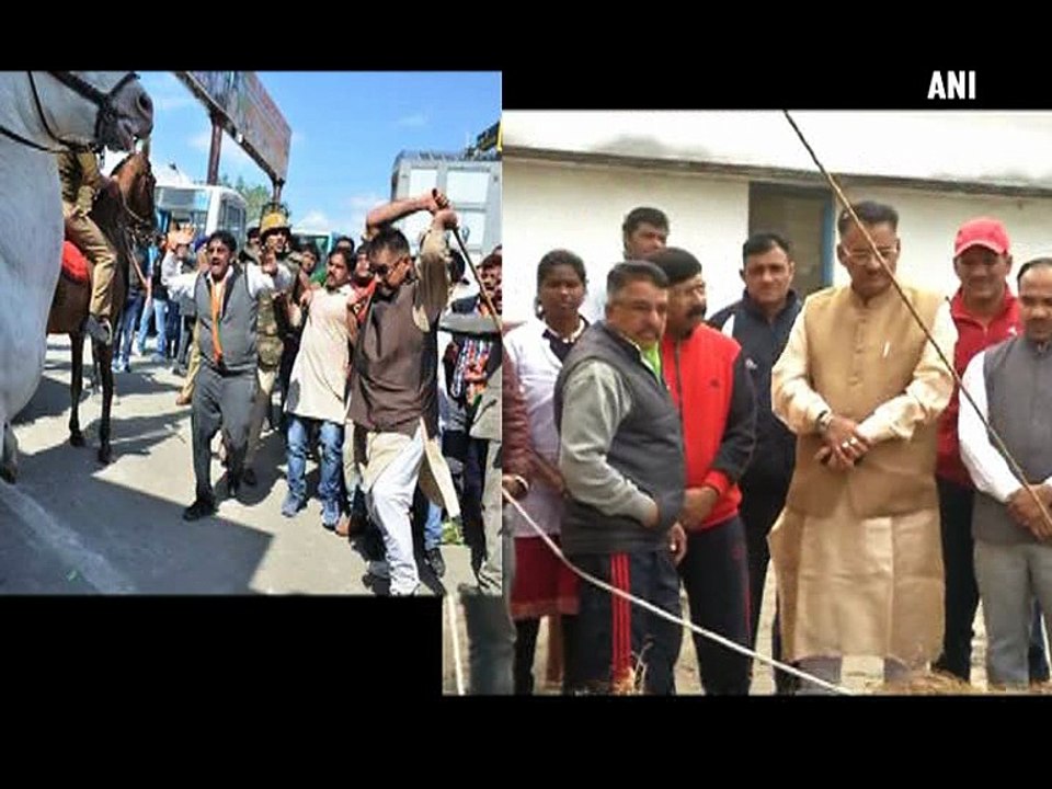 Police horse Shaktiman on road to recovery