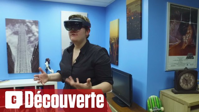 Découverte et essai du casque Hololens de Microsoft en vidéo