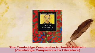 PDF  The Cambridge Companion to James Baldwin Cambridge Companions to Literature Free Books