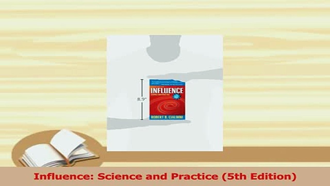 Download  Influence Science and Practice 5th Edition PDF Online