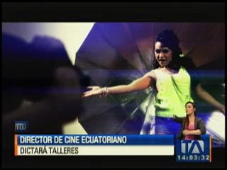 Director de cine ecuatoriano dictará talleres