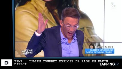 TPMP : Julien Courbet explose de rage en plein direct (vidéo) !