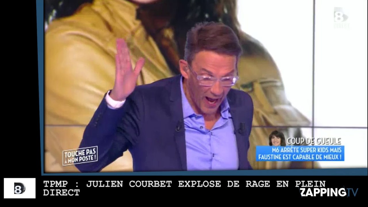 TPMP : Julien Courbet explose de rage en plein direct (vidéo) !