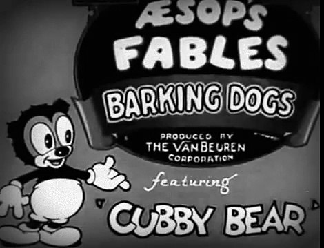 Cubby Bear Indian Whoopie 1933 Van Beuren Studios June 2016