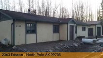 Home For Sale: 2363 Edsson  North Pole, Alaska 99705