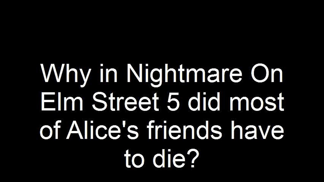 Alice come to Freddy