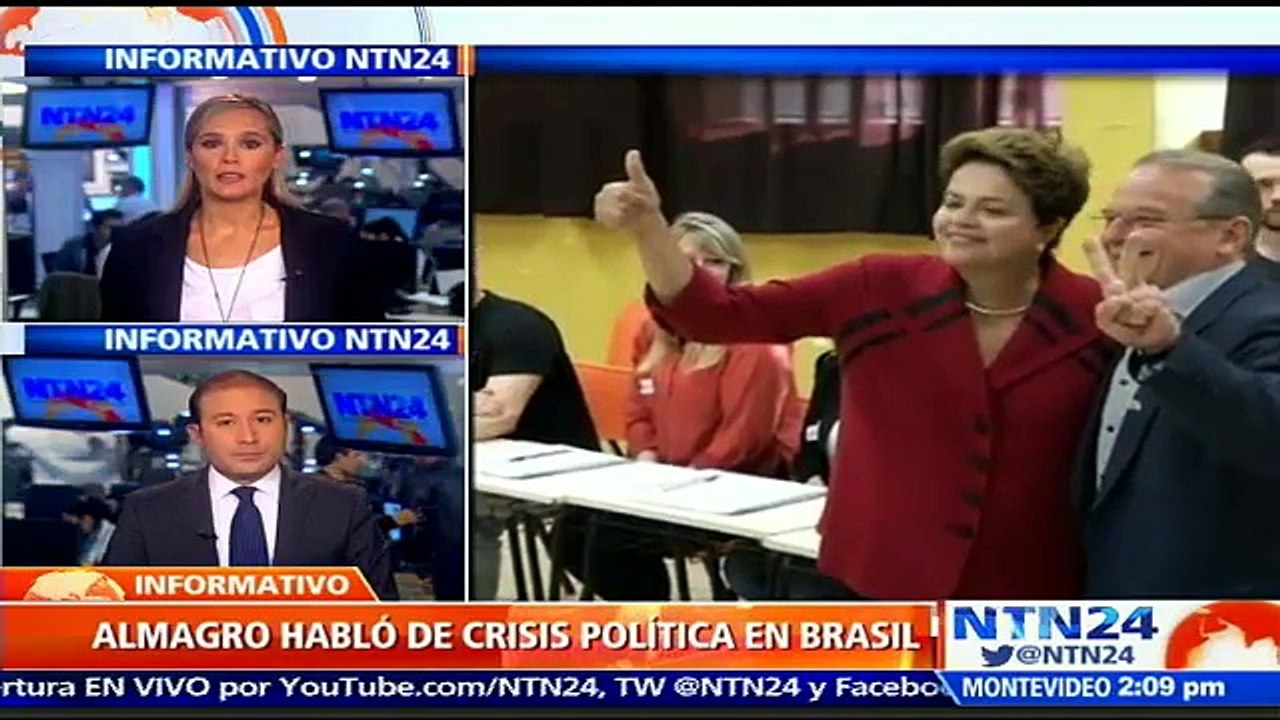Luis Almagro expresa su preocupación por la "credibilidad" de quienes deciden juicio contra Dilma Rousseff