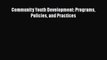[PDF] Community Youth Development: Programs Policies and Practices [Download] Full Ebook
