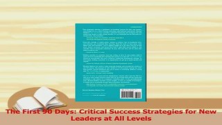 Read  The First 90 Days Critical Success Strategies for New Leaders at All Levels Ebook Online