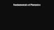 [Read Book] Fundamentals of Photonics  EBook