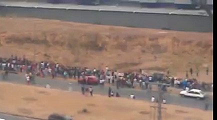 Así se forman las colas en un supermercado de Naguanagua