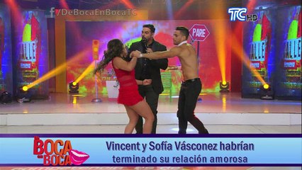 Vincent y Sofía Vásconez habrían terminado su relación amorosa