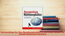 Read  Accounting for the Numberphobic A Survival Guide for Small Business Owners Ebook Free
