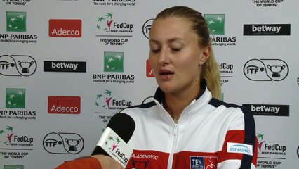 Fed Cup - Mladenovic "très en confiance" avant les Pays-Bas