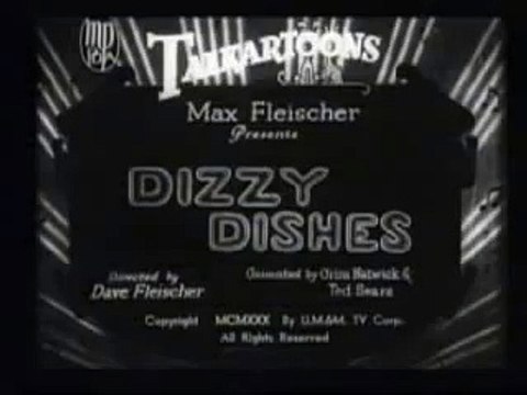 BETTY BOOP: Dizzy Dishes (1930) (Remastered) (HD 1080p) June 2016