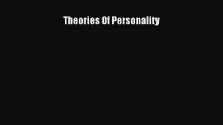 Read Theories Of Personality Ebook Free