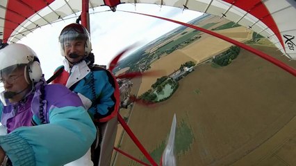 CHERVUDUCIEL_HD : Baptême de Sébastien au dessus de la Vallée du Cher
