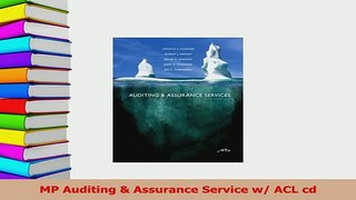 Read  MP Auditing  Assurance Service w ACL cd Ebook Free