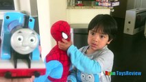 Hide N Seek Family Fun with Spiderman Thomas and Friends Minions Paw Patrol toys for kids