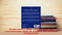 Read  PeopleCentric Skills Interpersonal and Communication Skills for Auditors and Business Ebook Free