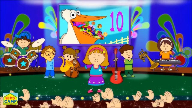 Five Little Monkeys Jumping On The Bed | Popular Nursery Rhymes Compilation from Kidscamp