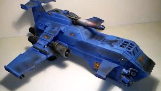 Thunderhawk gunship. Ultramarines chapter