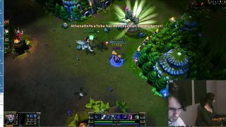 Athene owning on noobs on LOL LIVE!