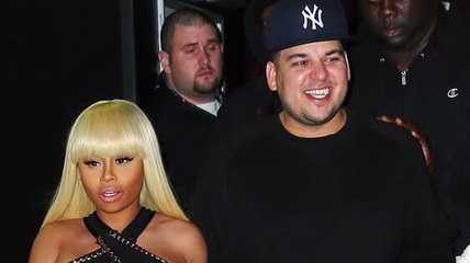 Rob Kardashian sieht sehr glücklich mit Blac Chyna aus