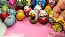 Sunny Kinder Suprise!  36 Kinder surprise eggs play doh kinder peppa pig violetta 3 spiderman hell