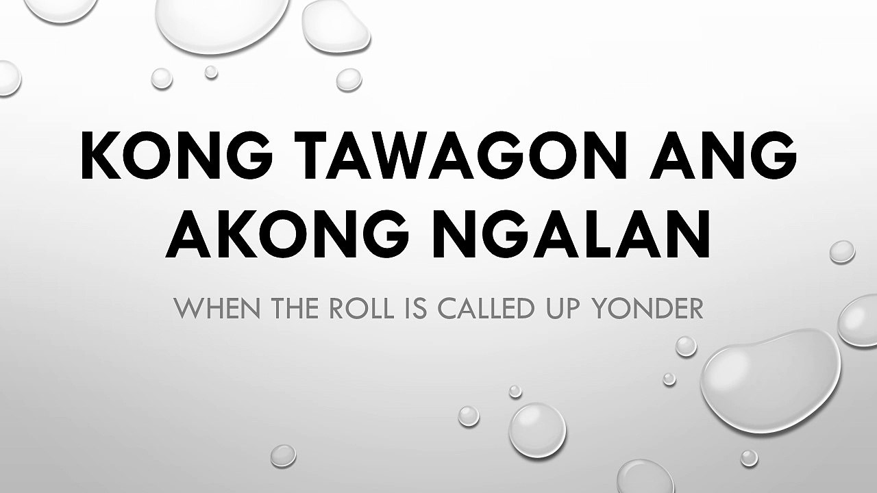 Kon Ang Ngalan Ko Pagtawgon