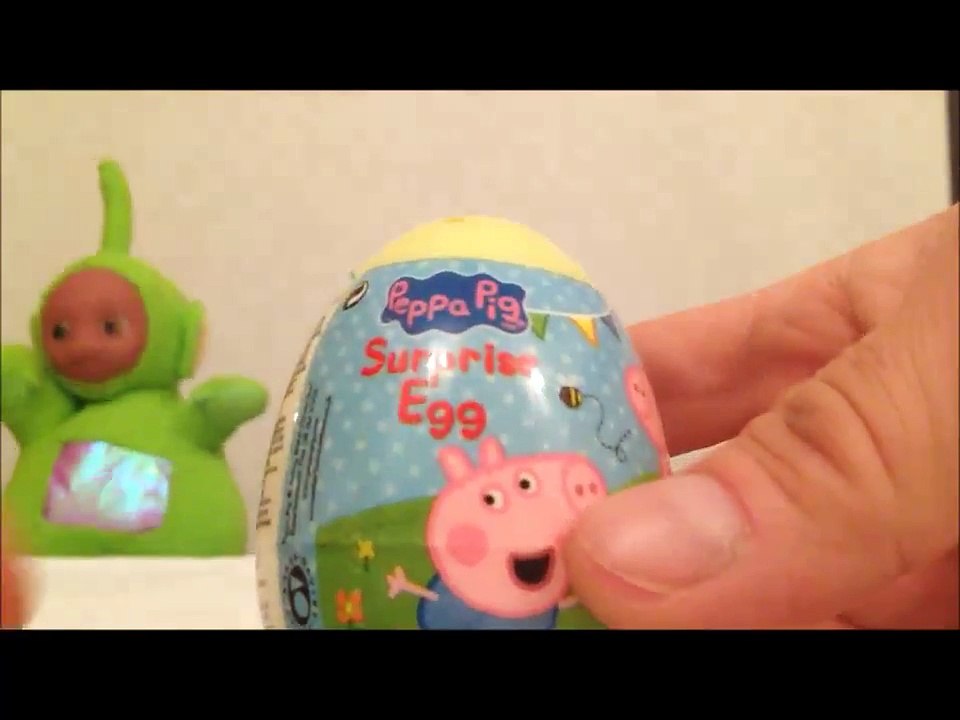NEW Surprise Egg Peppa Pig Teletubbies Dipsy JV CHANNEL 1