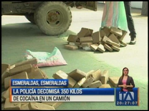 La Policía decomisó droga en Súa, Esmeraldas