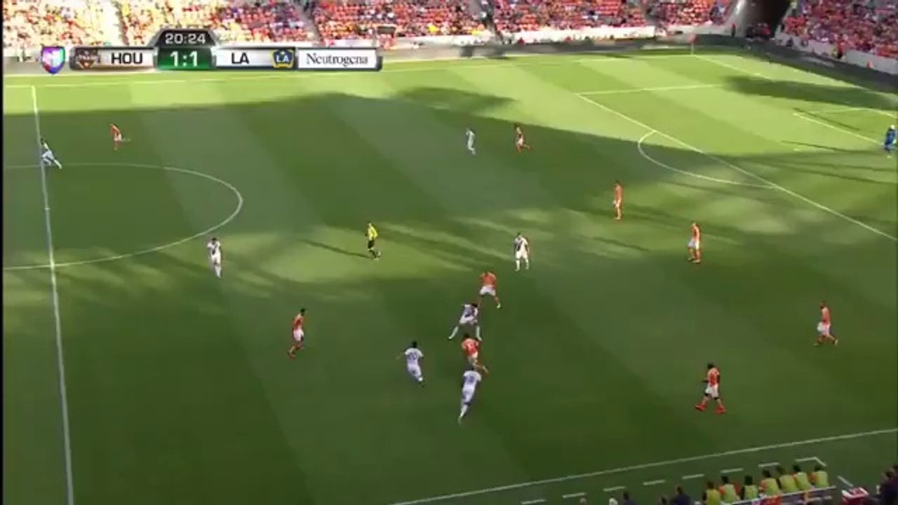 Baggio Husidic Goal HD - Houston Dynamo 1-2 LA Galaxy - 15-04-2016 MLS