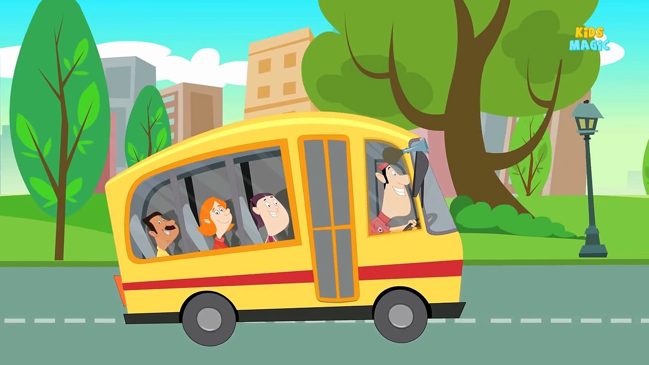 Wheels On The Bus | Nursery Rhymes