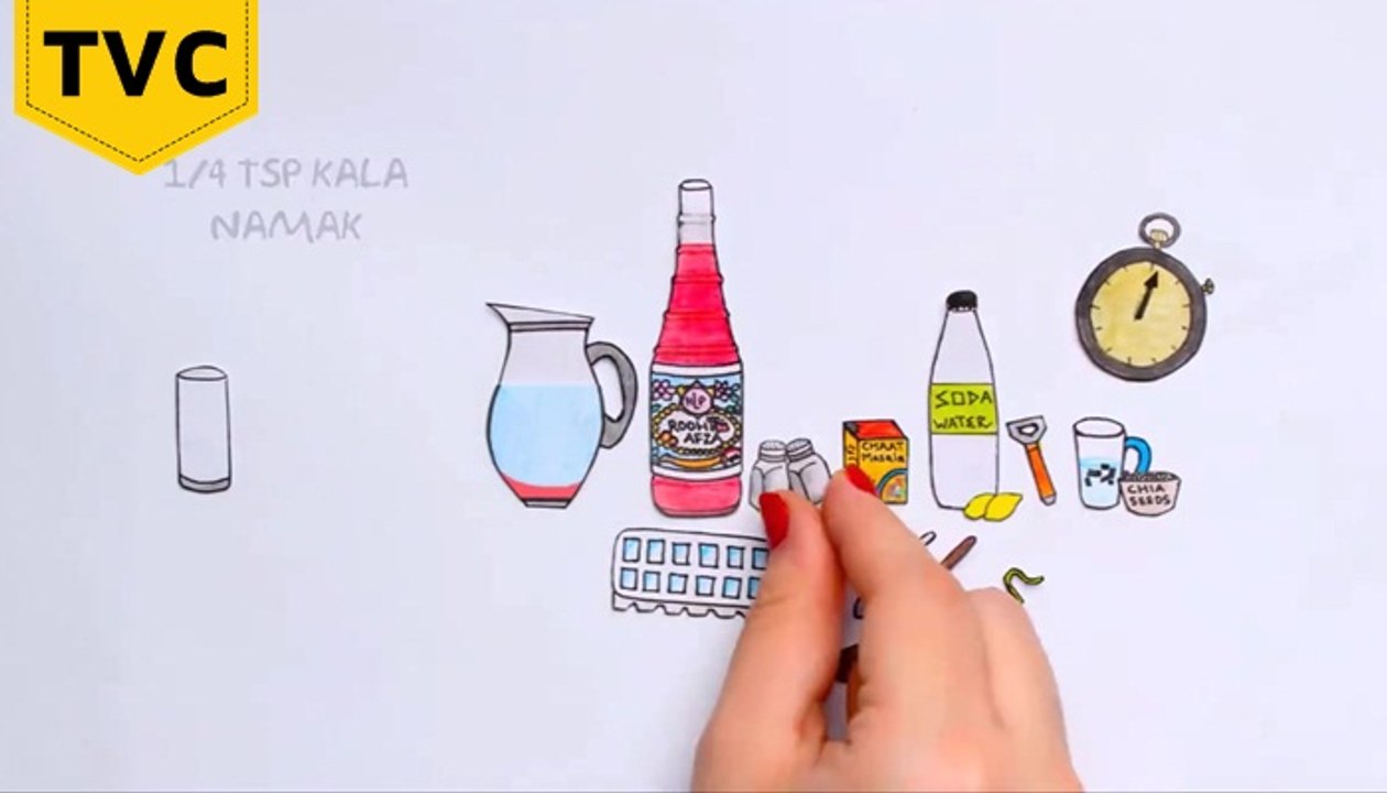 Rooh Afza Masala Spritzer Animation
