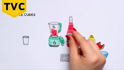 Rooh Afza Watermelon Fresher Animation
