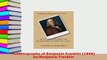 Download  Autobiography of Benjamin Franklin 1868 byBenjamin Franklin PDF Full Ebook