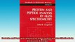 FREE DOWNLOAD  Protein and Peptide Analysis by Mass Spectrometry Methods in Molecular Biology  FREE BOOOK ONLINE