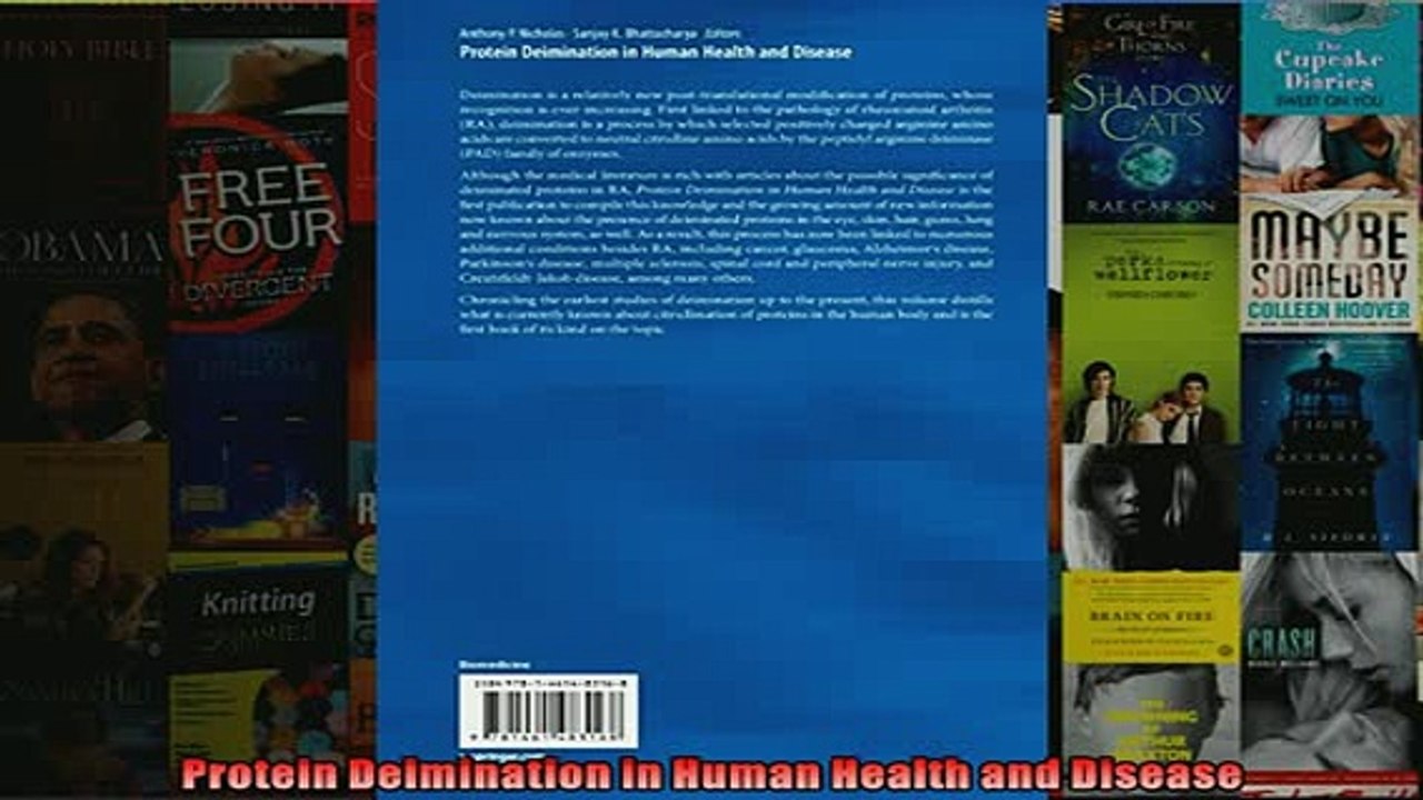 READ book  Protein Deimination in Human Health and Disease  FREE BOOOK ONLINE