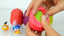 Peppa pig Play doh Kinder Surprise eggs My little pony Toys Angry birds Egg