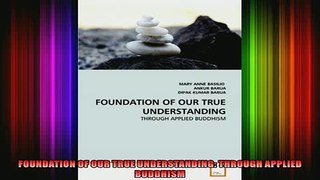 Read  FOUNDATION OF OUR TRUE UNDERSTANDING THROUGH APPLIED BUDDHISM  Full EBook