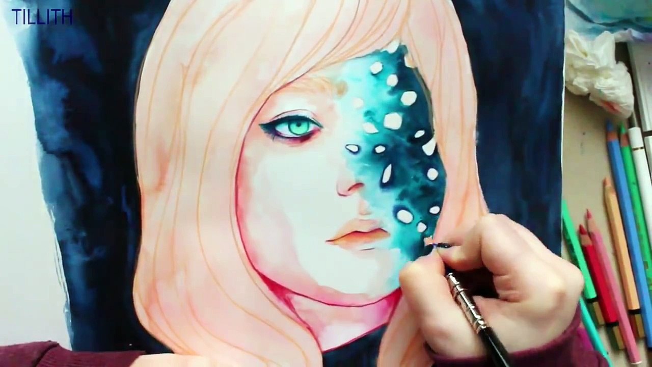 ACHERON [Speed painting Mixed Media] [WARNING! Read Info Box BEFORE you watch !!!]