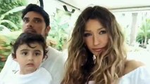 Silvana and Mark Philippoussis pose for cute video with son