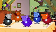 5 Little Peppa Pig Ironmanspiggy’s jumping on the bed   Nursery Rhymes and More Lyrics