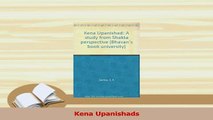 Download  Kena Upanishads Free Books