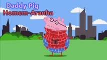 Família Peppa Pig HOMEM ARANHA SUPER HOMEM Desenho Completo Peppa La Cerdita En Español