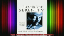 Read  Book of Serenity One Hundred Zen Dialogues  Full EBook