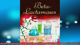 Free PDF Downlaod  BetaLactamases Molecular Anatomy and Physiology of Proteins READ ONLINE