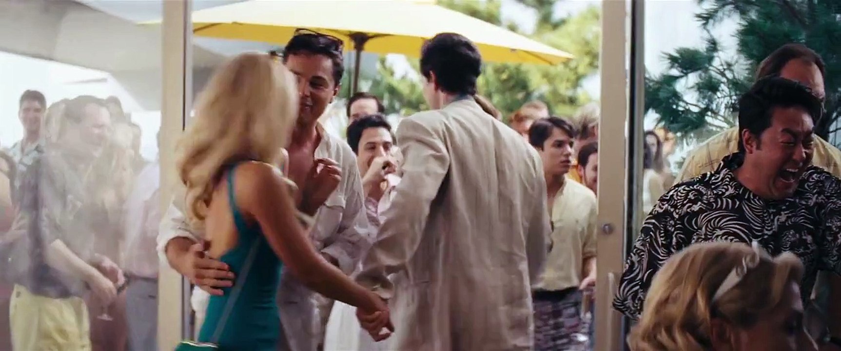 "You have to excuse my friend" - The Wolf of Wall Street
